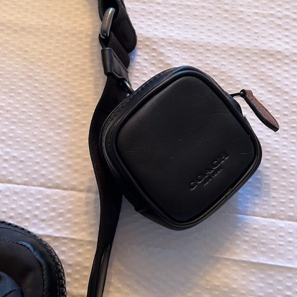 NWT COACH MAX CROSSBODY BLACK & BROWN - Picture 6 of 12